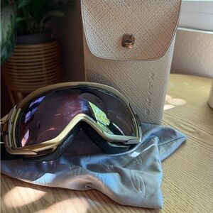 SMITH Gold Heiress ski googles with crystals